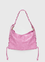 Amadea Tie Detail Shoulder Bag Pink