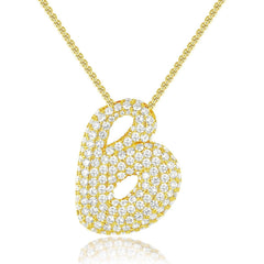 Bubble English Letter Necklace