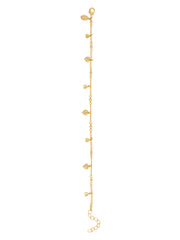 Mini Heart Charm Anklet - AGF1BGCRY