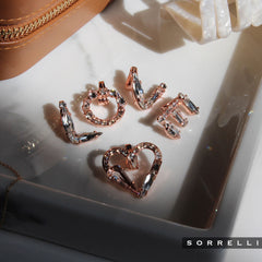 Crystal Heart Charm Charm Other Accessory - CES40RGCRY