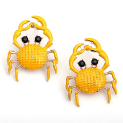 Cute Little Crab Alloy Earrings