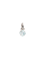 March Birthstone Light Aqua Charm - CEU1RHLAQ