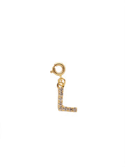 "L" Initial Charm - CFB12BGCRY