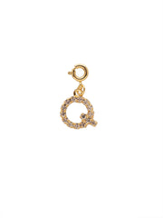 "Q" Initial Charm - CFB17BGCRY