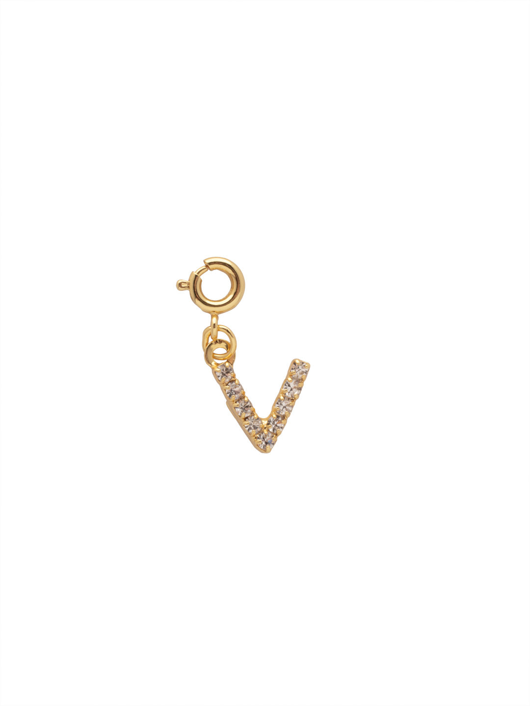 "V" Initial Charm - CFB22BGCRY