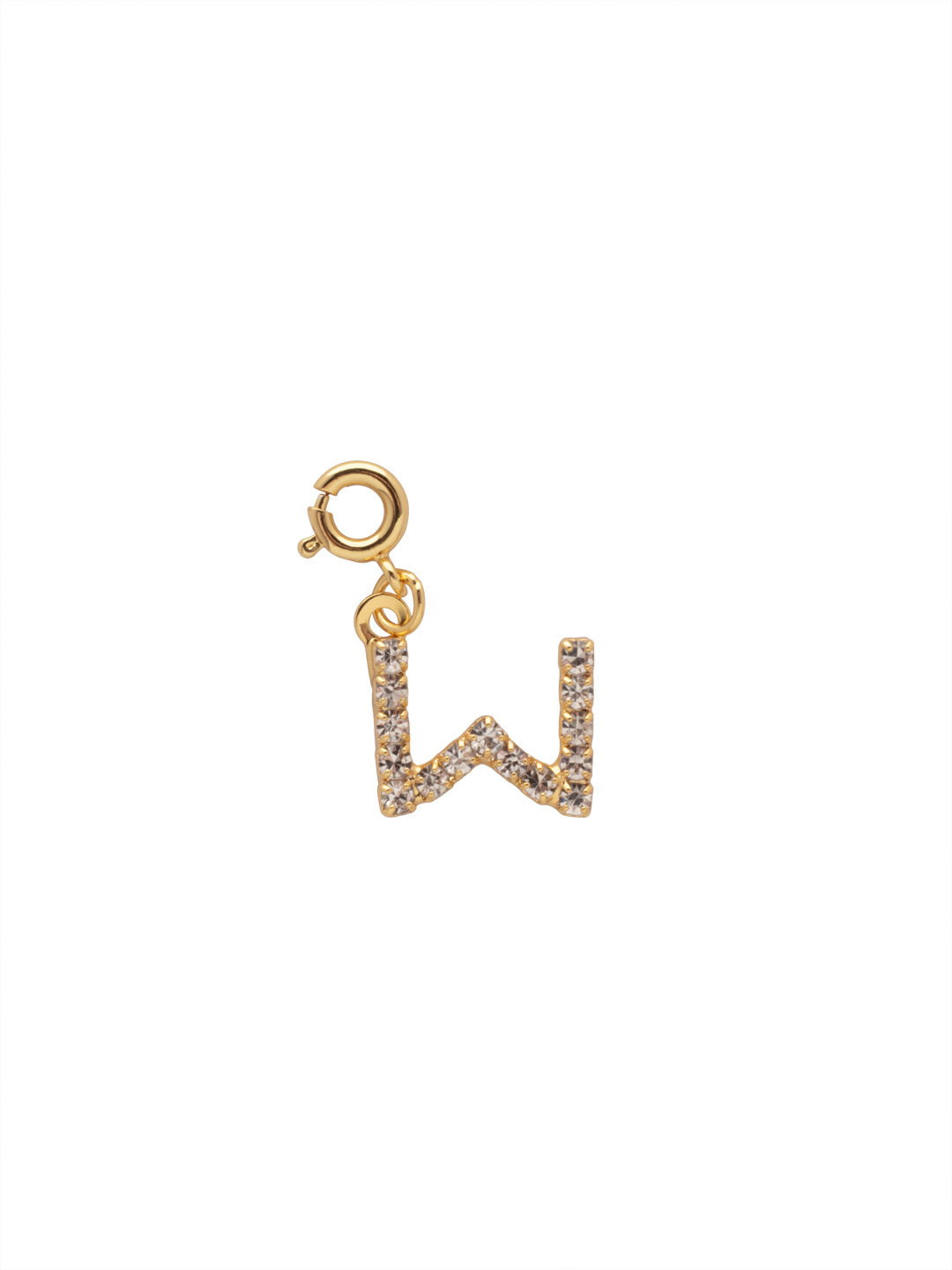 "W" Initial Charm - CFB23BGCRY