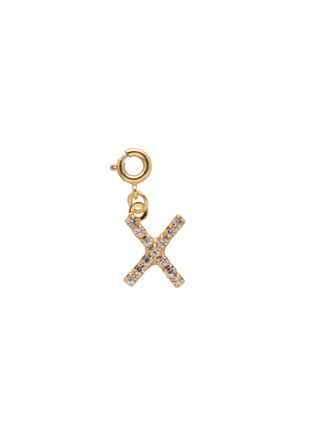 "X" Initial Charm - CFB24BGCRY