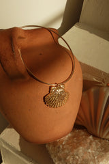 Rosella Statement Sea Shell Earring Set - Gold