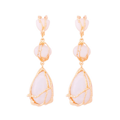 Pre Order:  Bohemian Tear Drop Resin Earrings