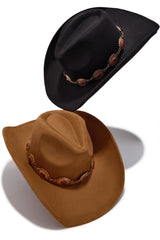 Dolly Western Cowgirl Hat - Tan