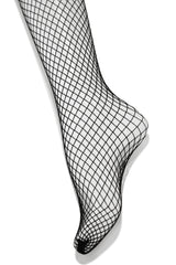 Maddy Fishnet Tights - Black