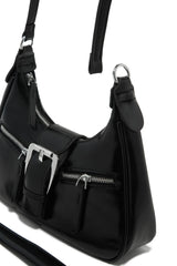 Anessa Shoulder Crossbody Bag - Black