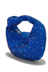 Vacay Nights Embellished Knot Detail Bag - Blue