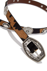 Stella Adjustable Belt - Cow