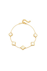 Living Luxe Gold Dipped Anklet - Gold