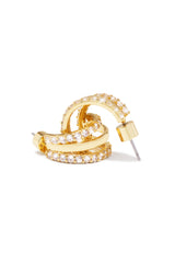 Annika Gold Dipped Earring - Gold