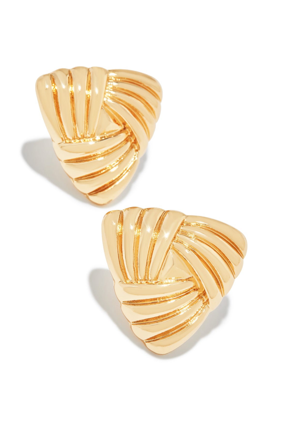Julianna Triangle Statement Earring - Gold