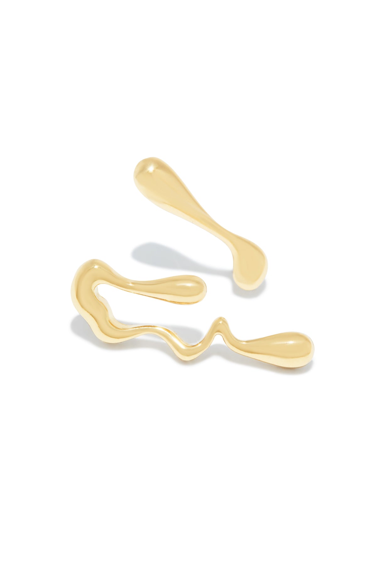Zeyna Abstract Earring - Gold