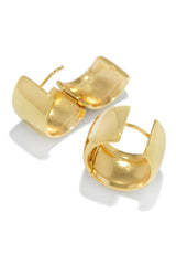 Jacey Chunky Hoop Earring - Silver
