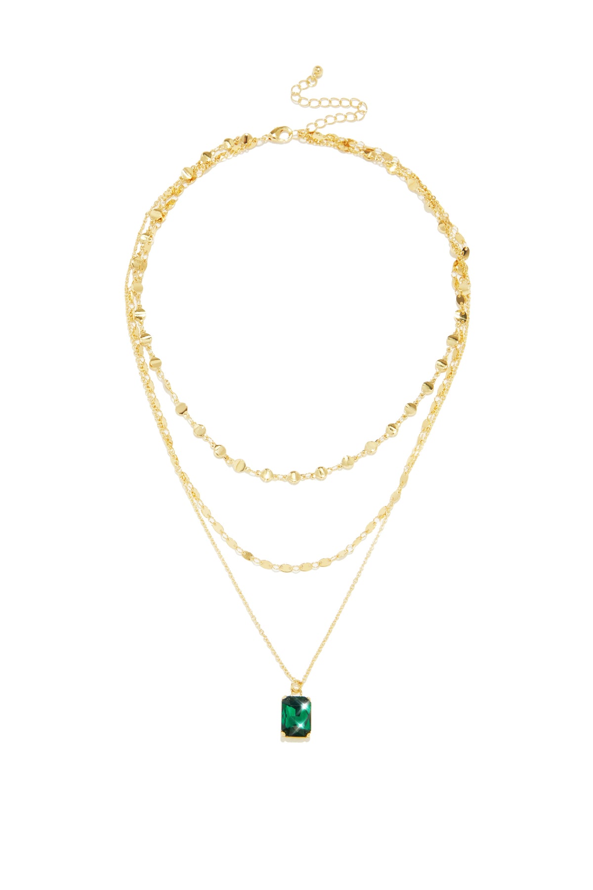 Esmeralda Layered Necklace - Gold