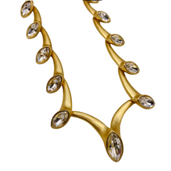 Water Droplet Diamond Necklace