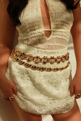 Shiloh Pendant Chain Belt - Gold