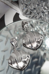 Marisela Statement Dangle Earring - Silver