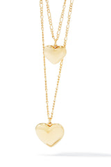 Adore You Heart Necklace - Gold