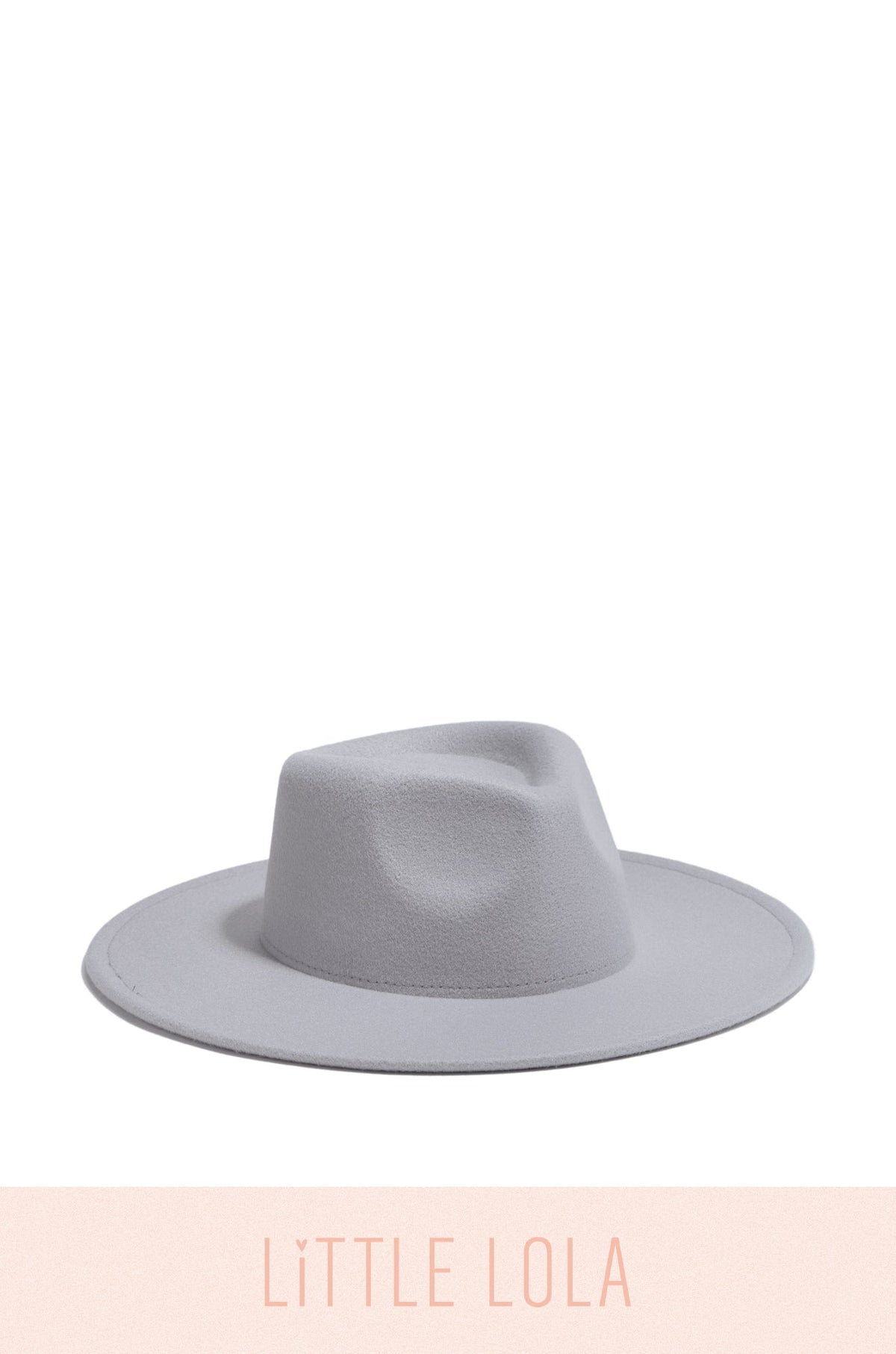 Mini Primavera Kids Flat Brim Hat - Light Blue