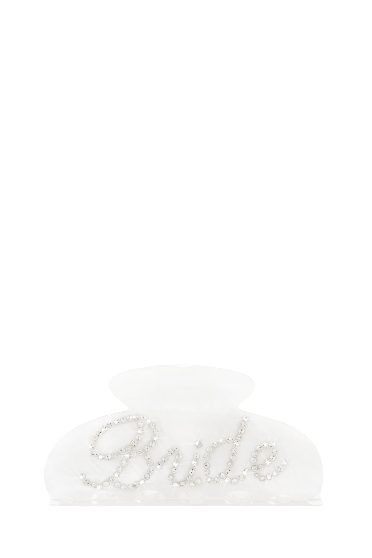 Special Day Embellished Hair Clip - White