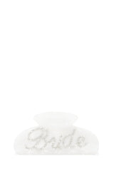 Special Day Embellished Hair Clip - White