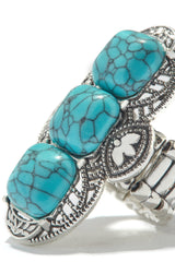 Briony Statement Ring - Turquoise