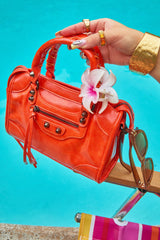Natalie Crossbody Shoulder Bag - Orange