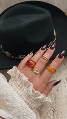 Sienna Four Piece Ring Set - Gold