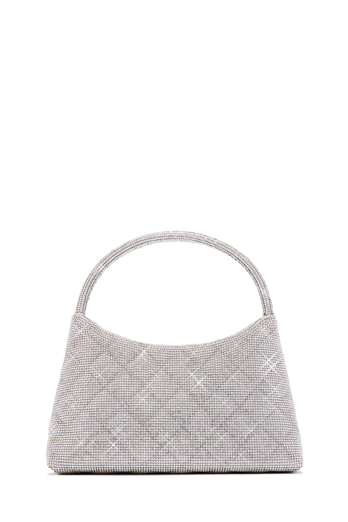 Bella Embellished Handbag - Silver