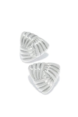 Julianna Triangle Statement Earring - Silver