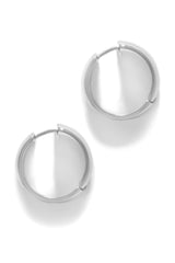 Jacey Chunky Hoop Earring - Silver
