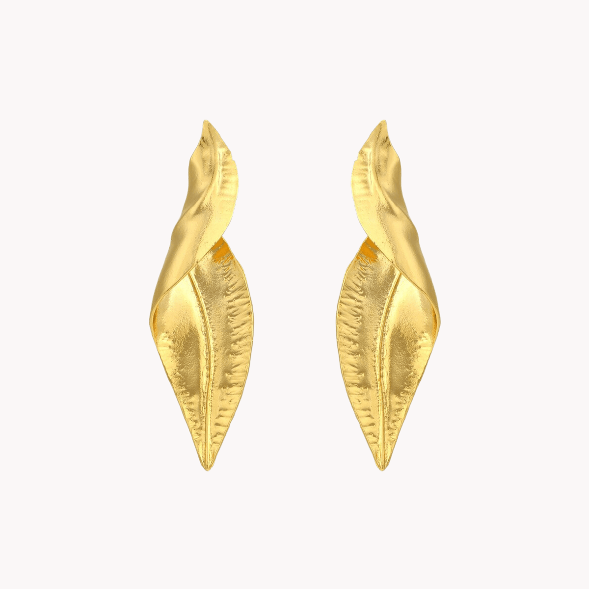 Twisted Leaf Earrings