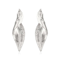 Twisted Leaf Earrings