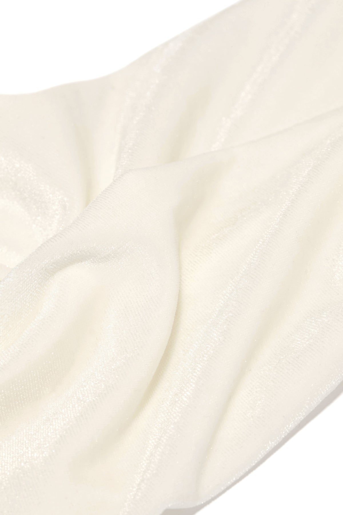 So Tempting Faux Velvet Gloves - White