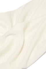 So Tempting Faux Velvet Gloves - White